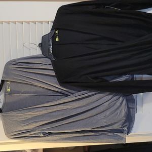 Xersion Relaxed Fit Wrap Tops